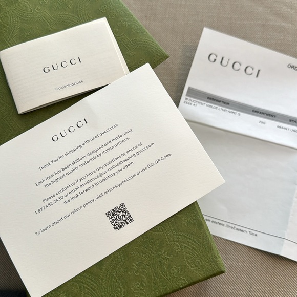 GUCCI WOMEN'S LEATHER SLIDE SANDAL WITH INTERLOCKING G - Picture 6 of 6